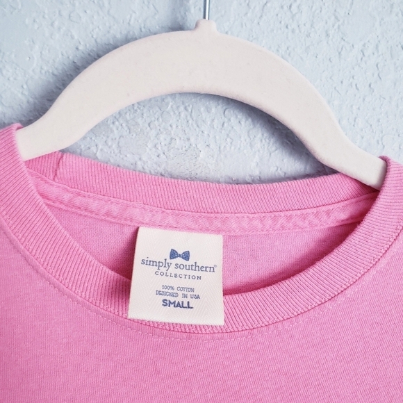 Simply Southern Pink 1 Corinthians 16:14 Nursing Long Sleeve Tee - Picture 4 of 7